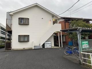【建物外観】　武蔵浦和徒歩３分のバストイレ別、駅近賃貸アパート